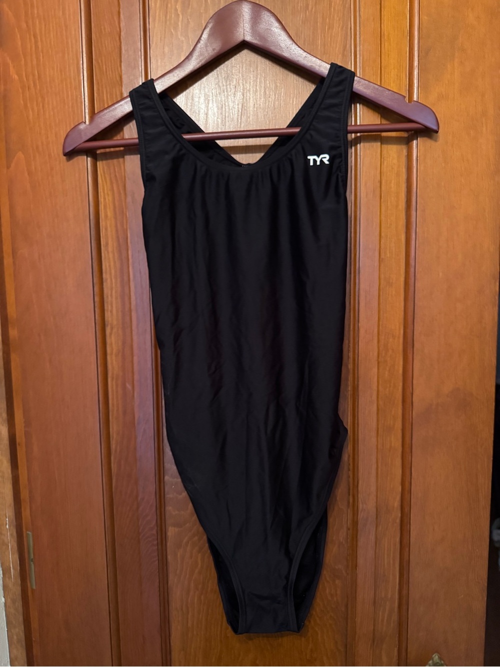 TYR Black One-Piece Swim Suit